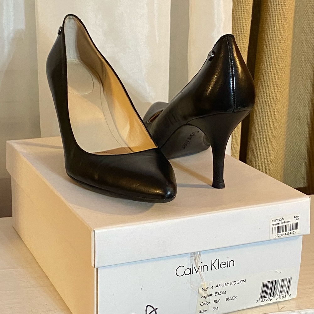 Calvin Klien Ashley Kid Skin Heels
